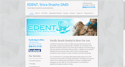 Desktop Screenshot of edentsmiles.com