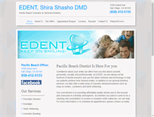 Tablet Screenshot of edentsmiles.com